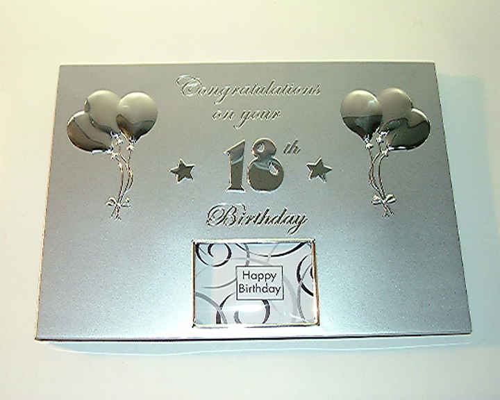14. 18th Birthday Silver Guest Book